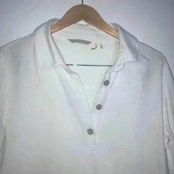 Soft Surroundings White Pullover Blouse - Picture 2 of 16